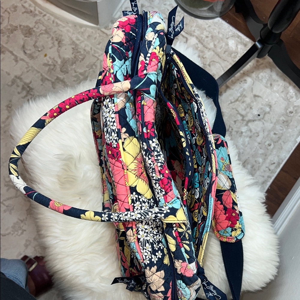 Vera Bradley Floral Weekend Traveler Bag - Picture 4 of 10
